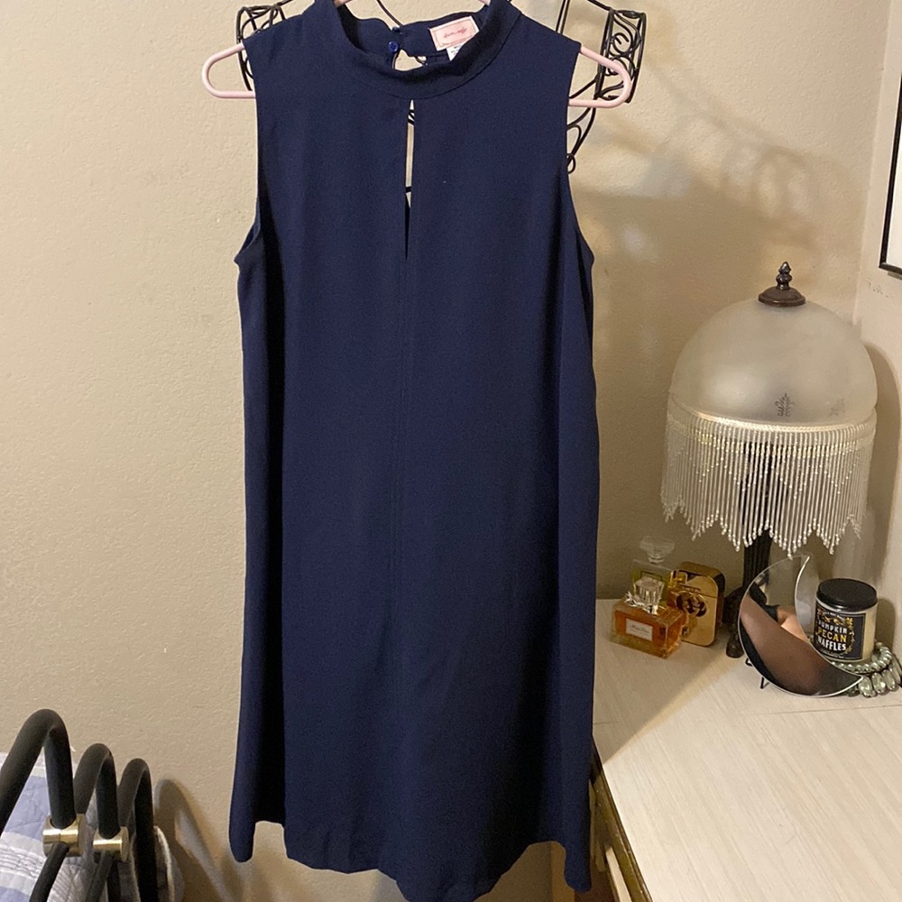 Navy blue dress